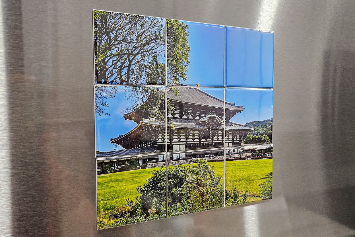 9-piece custom photo magnet puzzle