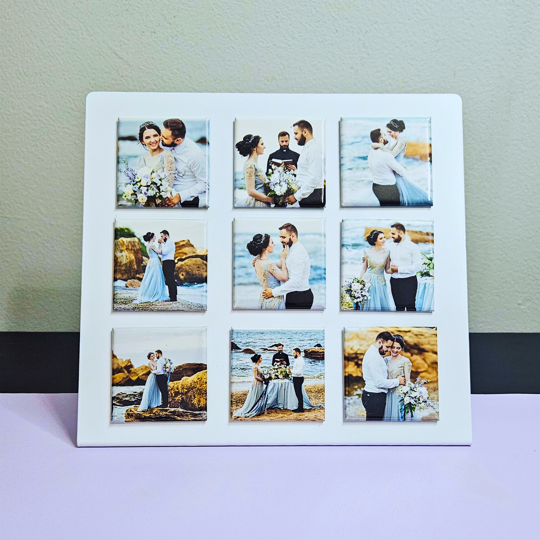 9-Piece 2x2 Custom Photo Magnets
