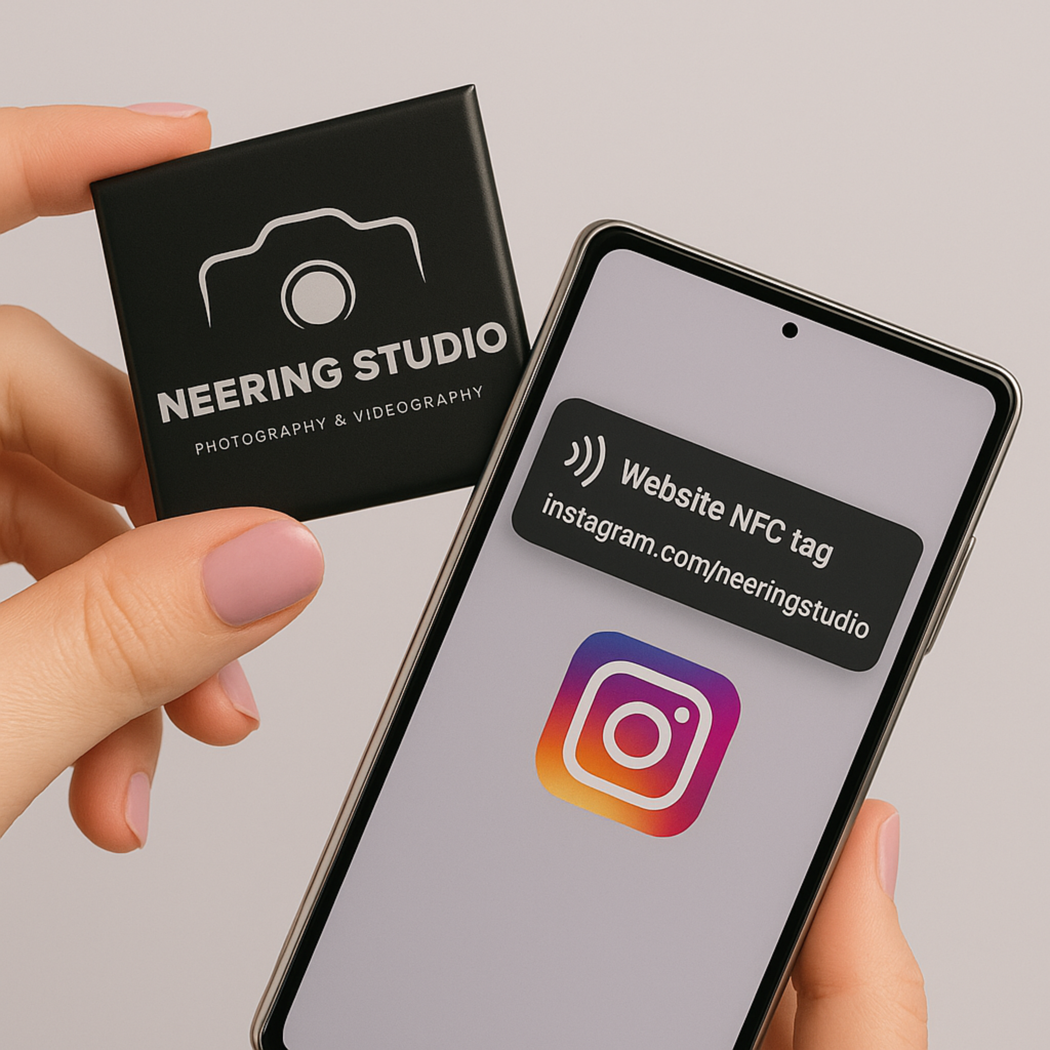NFC Custom Photo Magnet 02