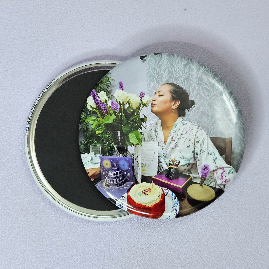 9-Piece 2.25" Round Custom Photo Magnets